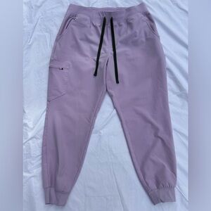 FIGS Technical Collection Lavender Haze high waist Zamora Jogger Pants PO# 5330